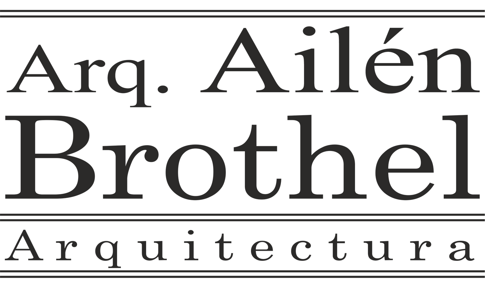Arq. Ailén Brothel Arquitectura